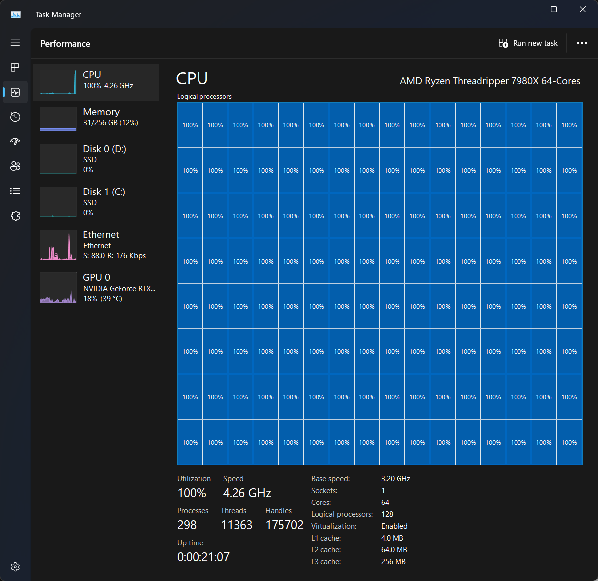 use full cores in WSL2